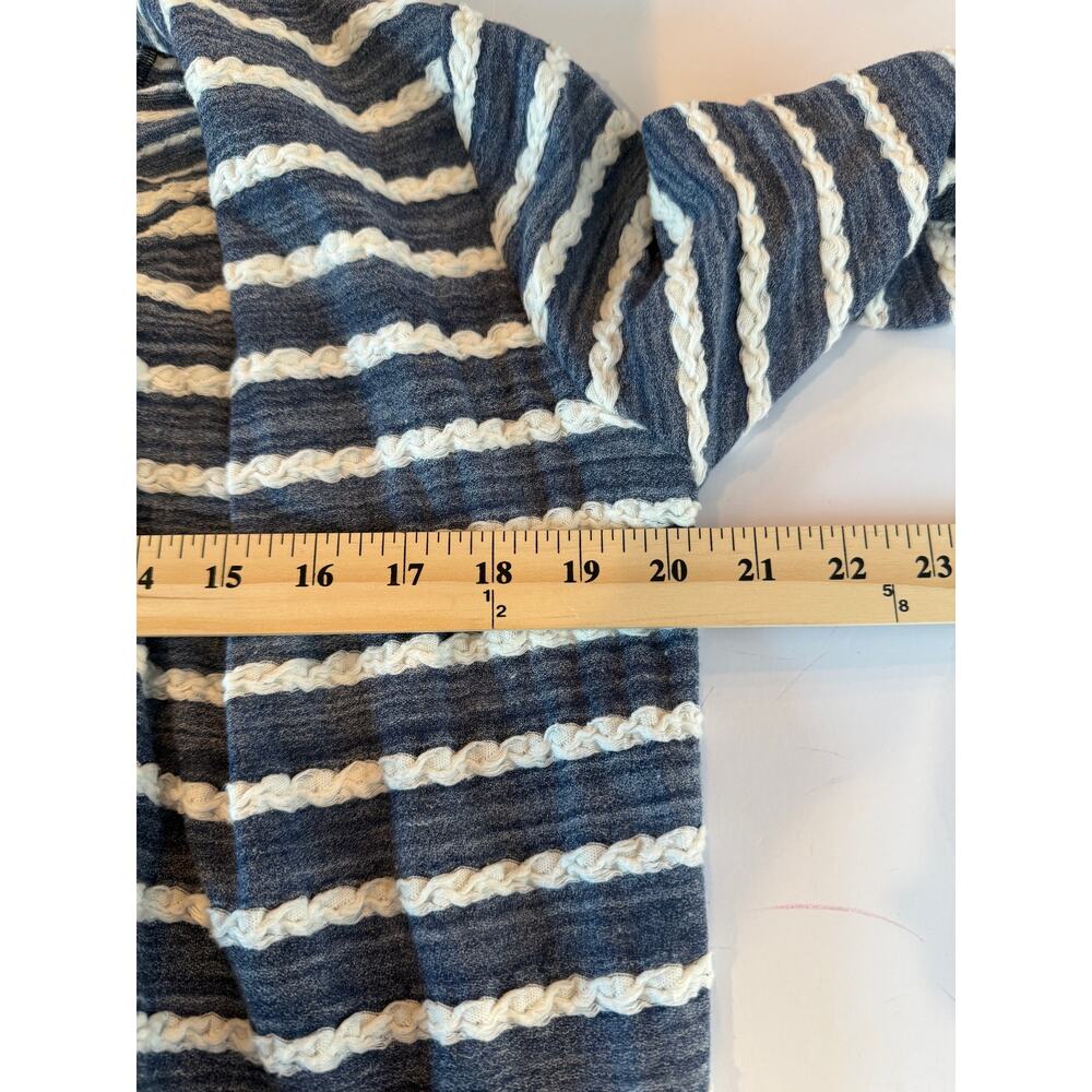 Chico’s Striped Cardigan & Tank Set Size M Coastal Grandma Minimalist - Picture 9 of 12